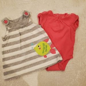 4for$20!! Baby girl 2pc set